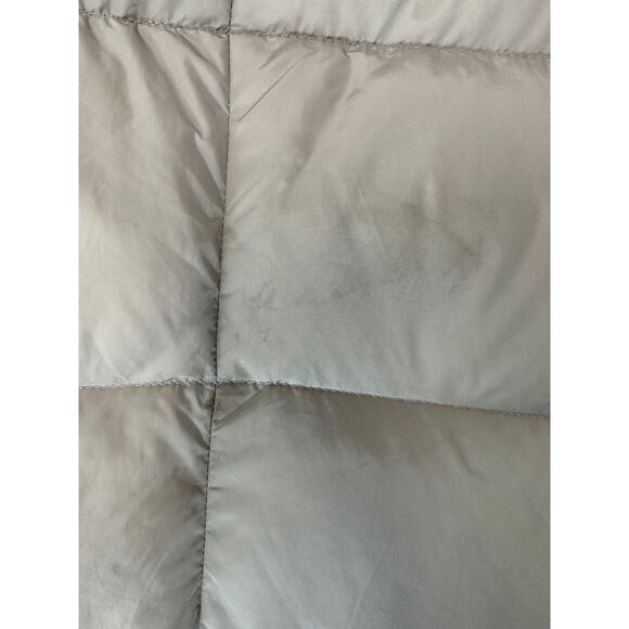 Add Down‎ Tan Basic Casual Long Outdoor Quilted Zip Up Puffer Coat Size 0 - Picture 6 of 13